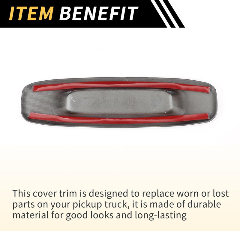 REPAIROCK 1 Pc Car Interior Roof Handle Cover Trim for Toyota Tundra 2014-2021 Sun Roof Handle Cover Trim Carbon Fiber Pattern ABS Black - Image 5